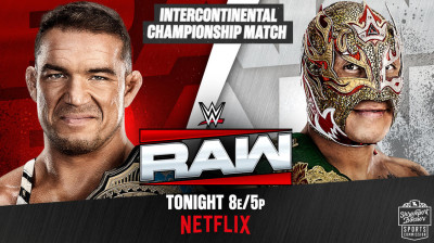 Chad Gable vs. Rey Fenix - Intercontinental Championship - WWE RAW (2026-10-12)