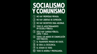 Socialismo y comunismo en 10 puntos que la historia no miente: