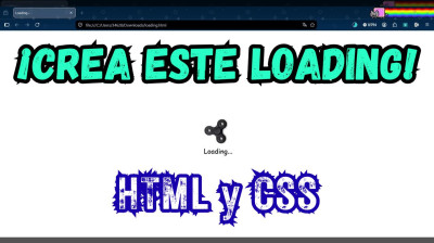 Cómo crear un spinner con HTML y CSS paso a paso - Web development