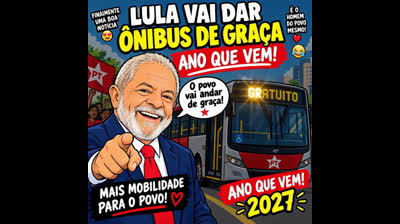 vt eleiçoes noticia boa onibus de graça ano que vem