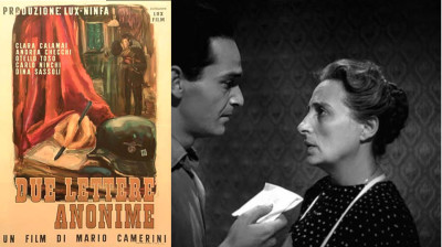 Due lettere anonime {Two Anonymous Letters} Clara Calamai-Andrea Checchi (Mario Camerini Italy-1945)