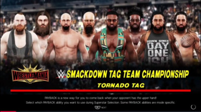 The New Day vs Luke Gallows & Karl Anderson vs The Usos vs SAnitY (WWE 2K19)
