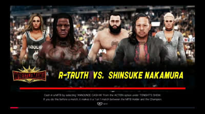R-Truth vs Shinsuke Nakamura (WWE 2K19)