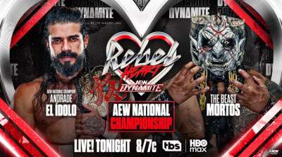 Andrade "El Idolo" vs. The Beast Mortos - AEW National Championship - AEW Dynamite Rebel Heart (2026-09-09)
