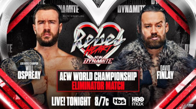 Will Ospreay vs. David Finlay - AEW World Championship Eliminator Match - AEW Dynamite Rebel Heart (2026-09-09)