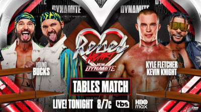 The Young Bucks vs. Kyle Fletcher & Kevin Knight - Tables Match - AEW Dynamite Rebel Heart (2026-09-09)