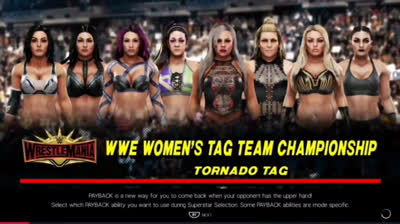 Natalya & Dana Brooke vs The Boss 'n' Hug Connection vs The IIconins vs Fire & Desire (WWE 2K19)