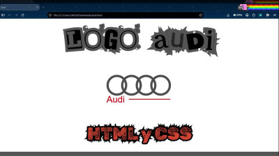 Cómo crear el logo de Audi con HTML y CSS - Web development